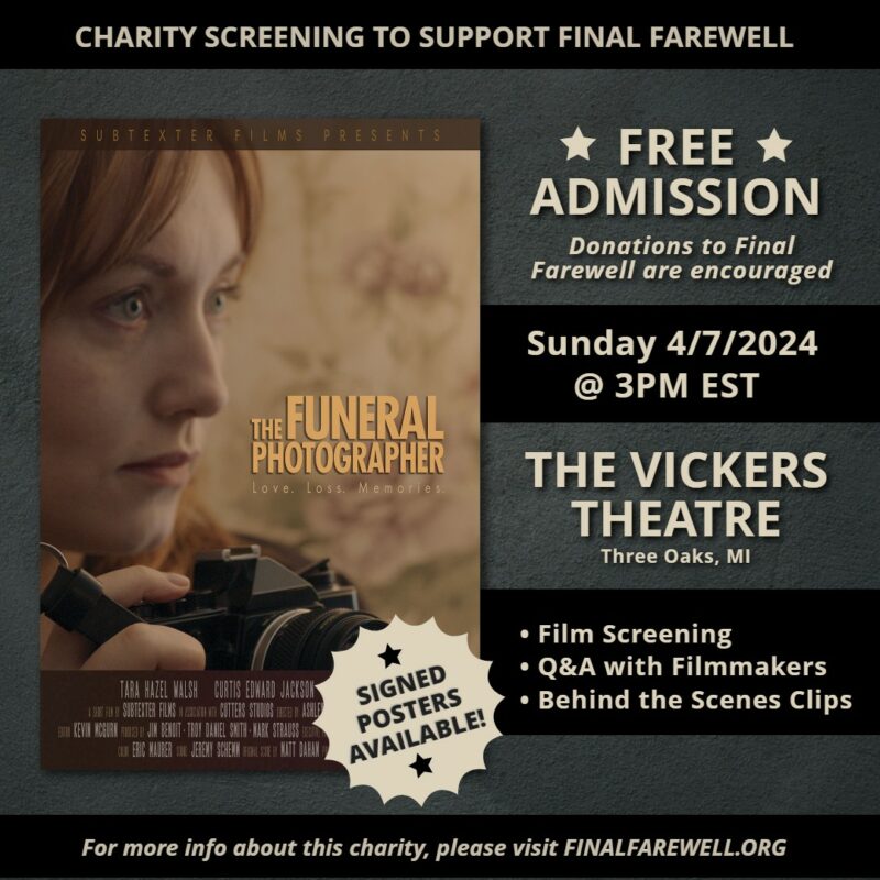 Charity Screening | The Funeral Photographer